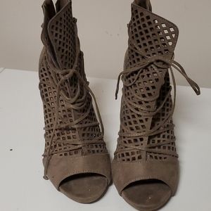 Slightly worn shoes
